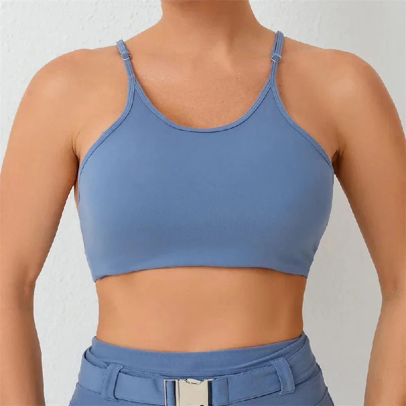 blue bra / L