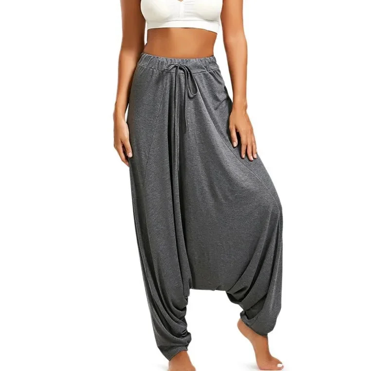 Drawstring Harem Pants