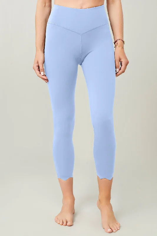 Laser Cut Legging (Sky Blue)