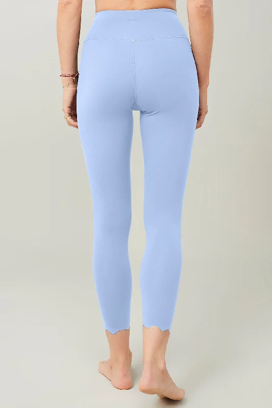 Laser Cut Legging (Sky Blue)