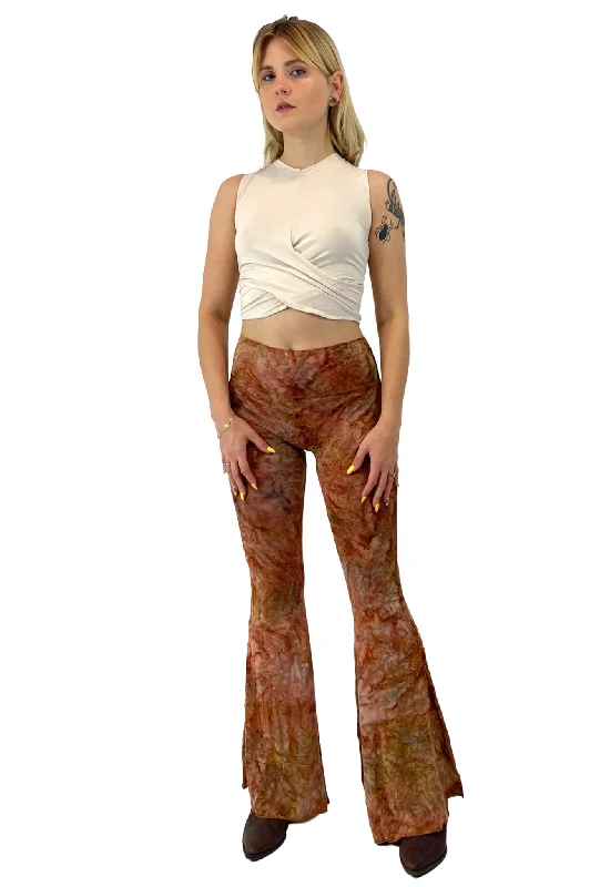 Mango pant tie dye earth marble