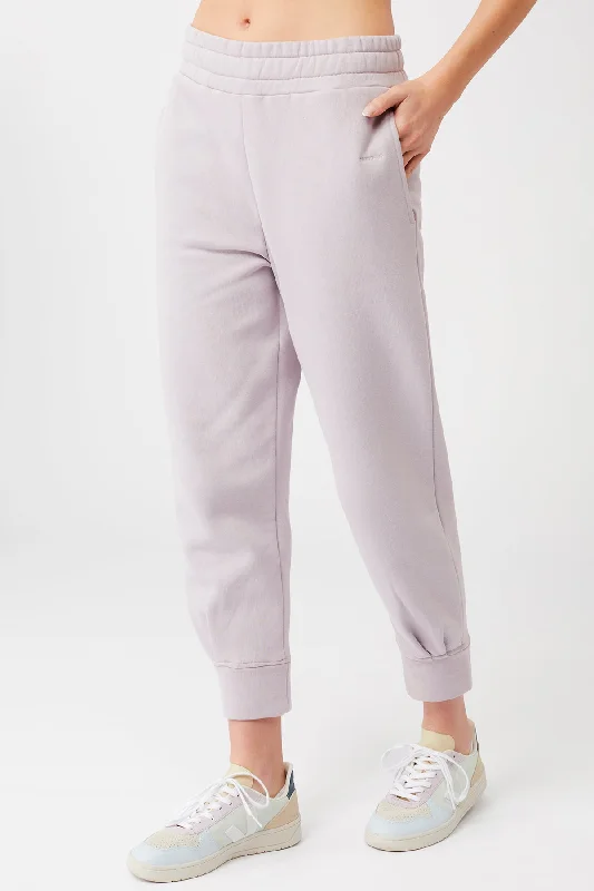 Natural Dye Track Pants (Magnolia)