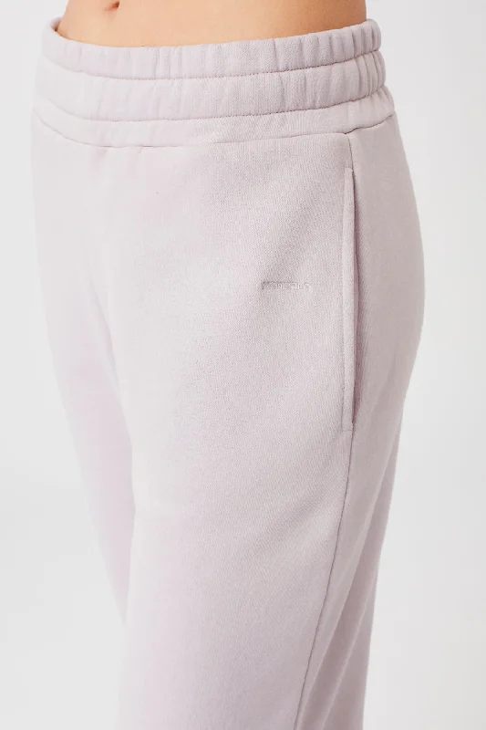 Natural Dye Track Pants (Magnolia)