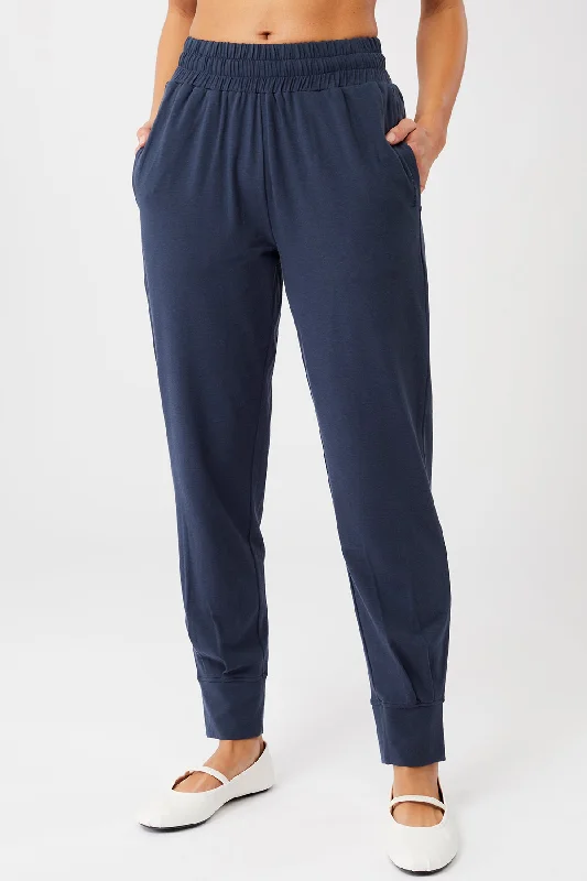 Cuffed Track Pants (Saphir)