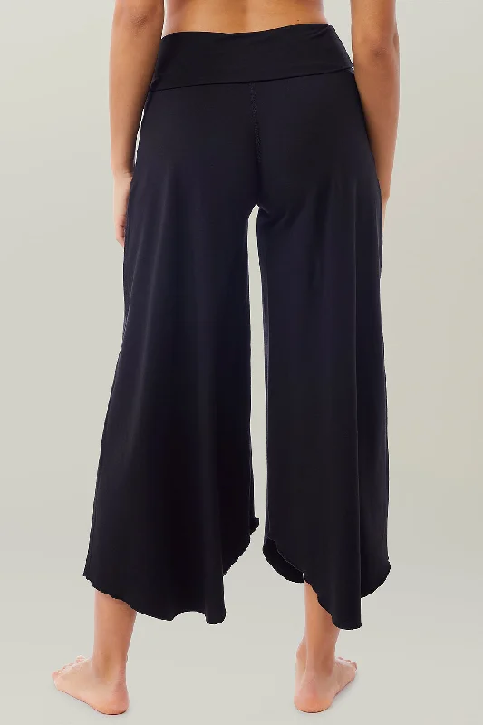 Roll Over Tulip Pants (Black)