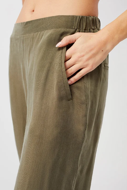 Vegan Silk Pants (Jungle)