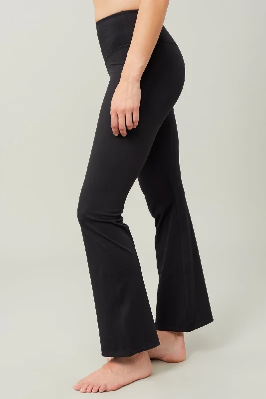 Flared Sport Pants (Black)