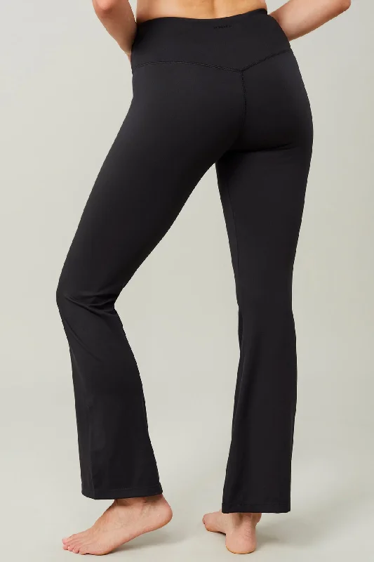 Flared Sport Pants (Black)