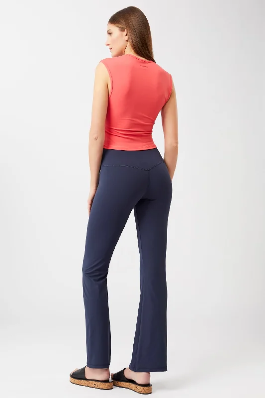 Flared Sport Pants (Saphir)