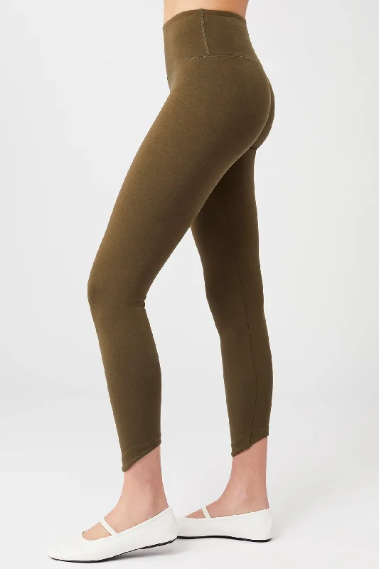 Cropped Waveline Legging (Jungle)