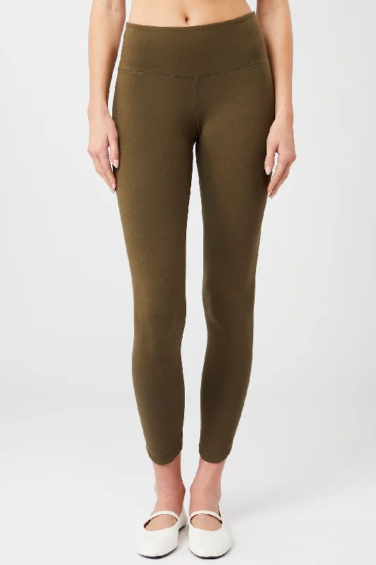 Cropped Waveline Legging (Jungle)