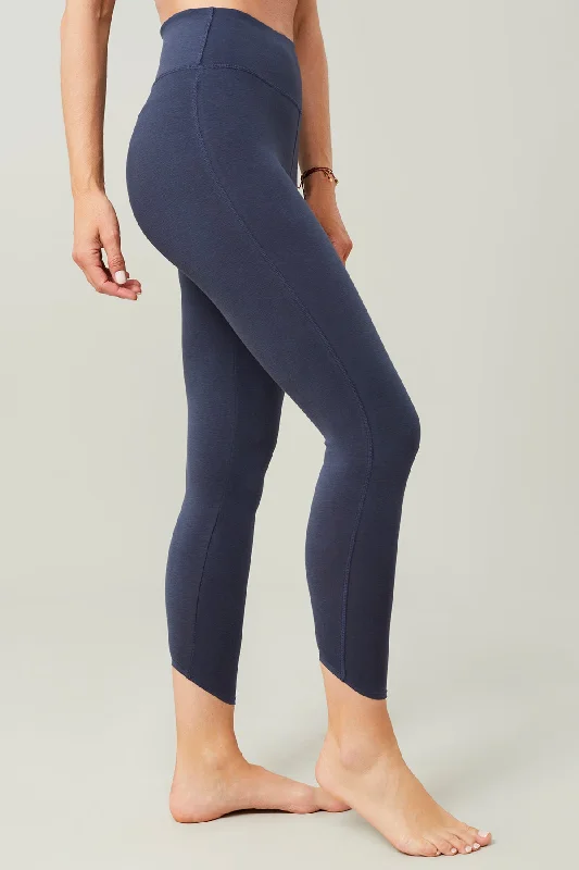 Cropped Waveline Legging (Saphir)