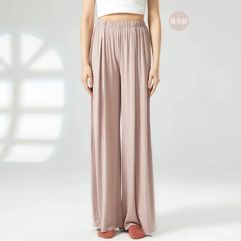 Wavy Wide Leg Yoga Pants