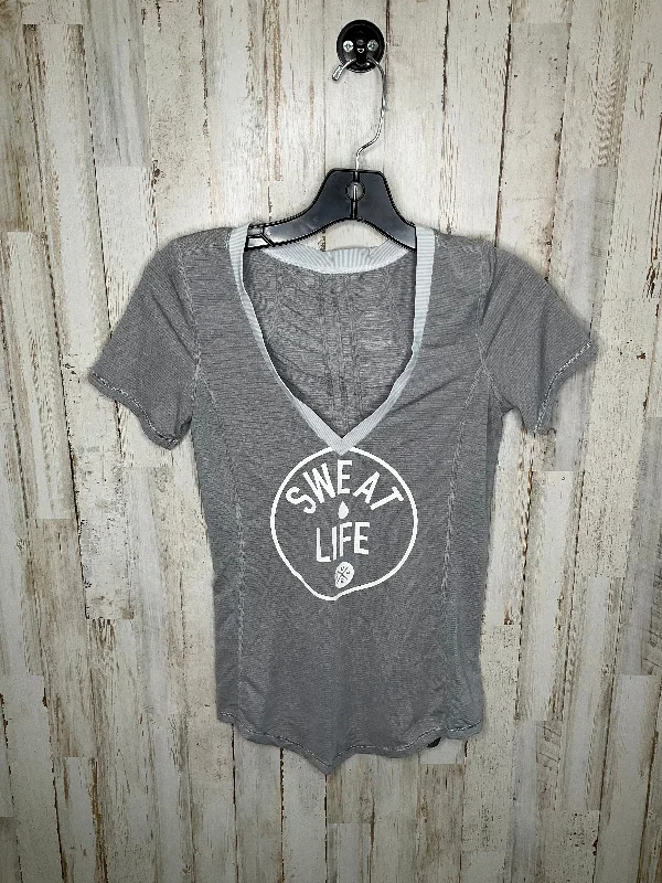 Athletic Top Short Sleeve By Lululemon  Size: S