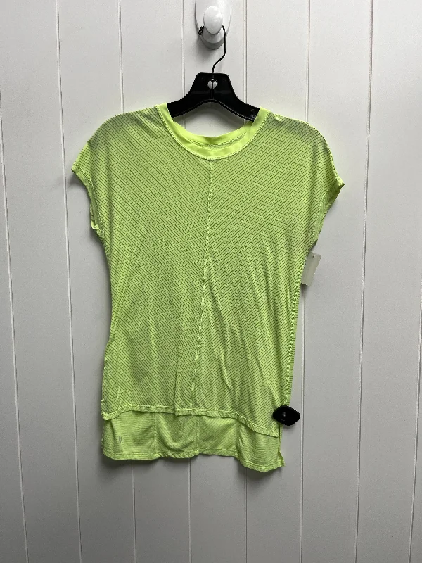 Athletic Top Short Sleeve By Lululemon  Size: Xs