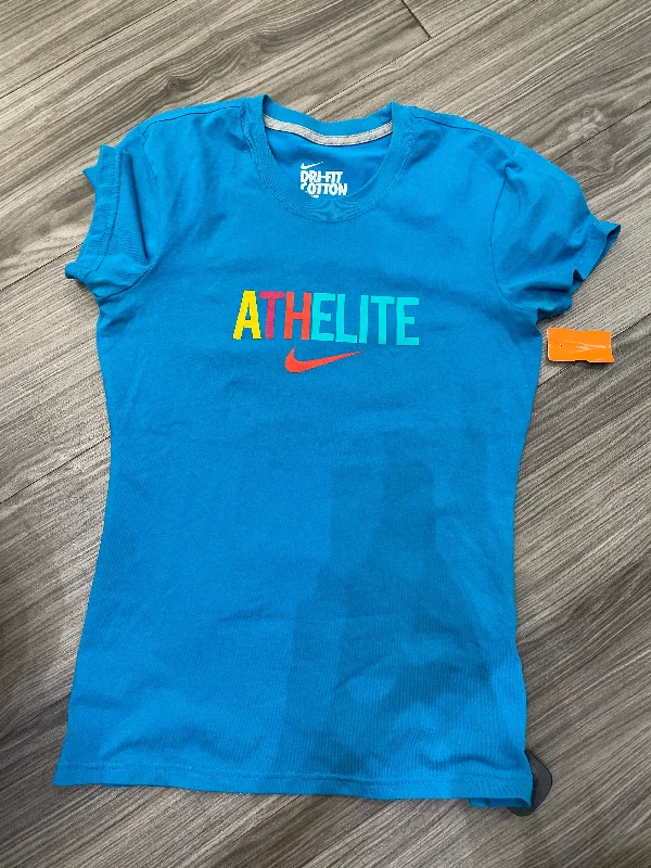 Athletic Top Short Sleeve By Nike  Size: S