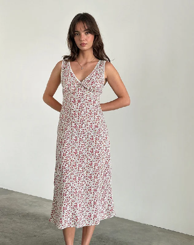 Lavisha Midi Dress in Pretty Ditsy