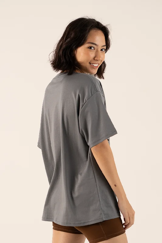 Oversized Tee in Pepper