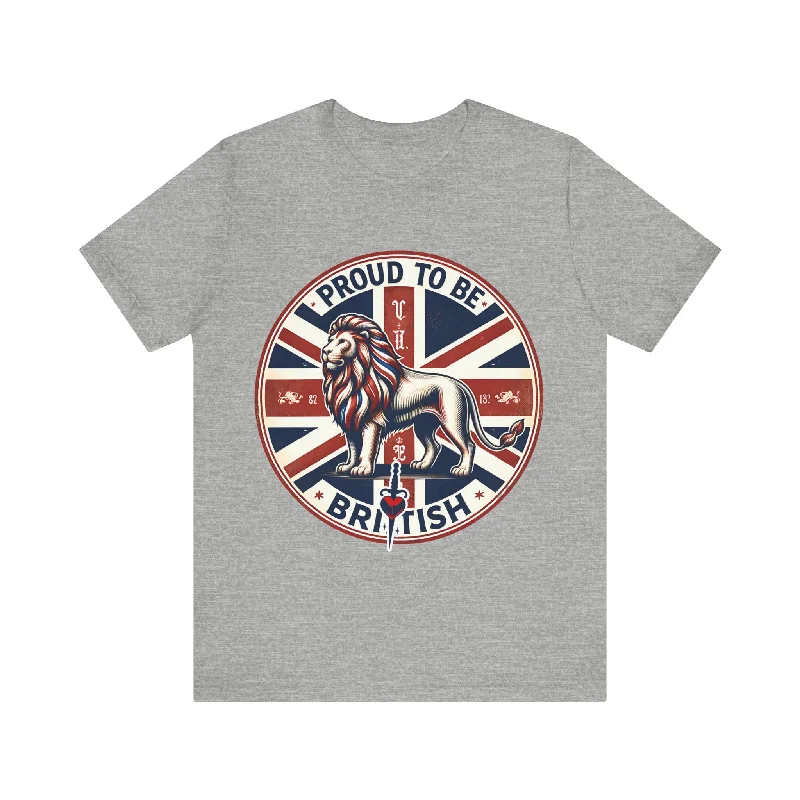 Proud To Be British Jersey Short Sleeve Tee