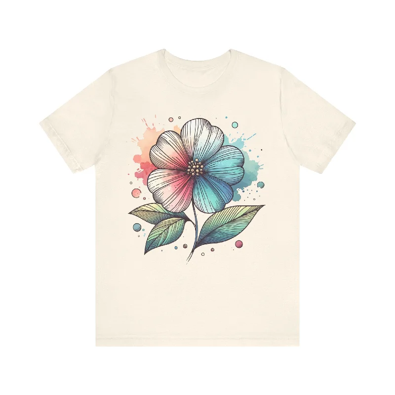 Single Flower Jersey Short Sleeve Tee