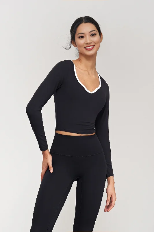 V-Neck Long Sleeve