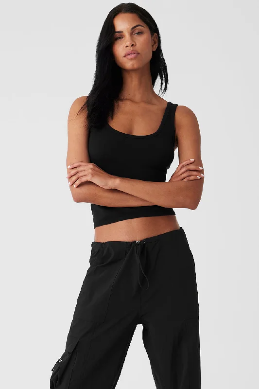 Seamless Chosen Tank - Black