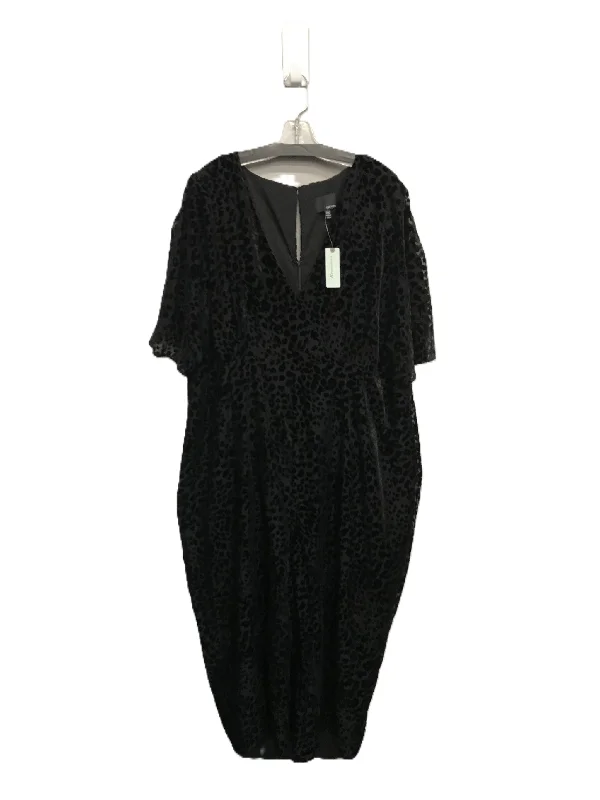 Black Jumpsuit By Greylin, Size: 2x