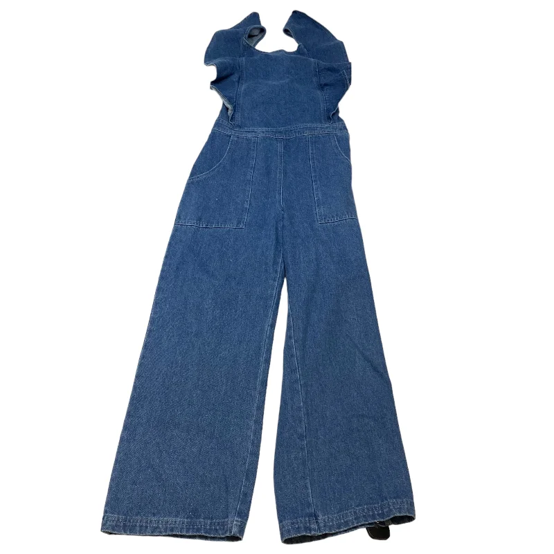 Blue Denim Jumpsuit Sugar Lips