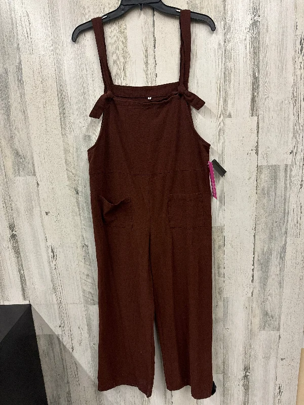 Brown Jumpsuit Clothes Mentor, Size S