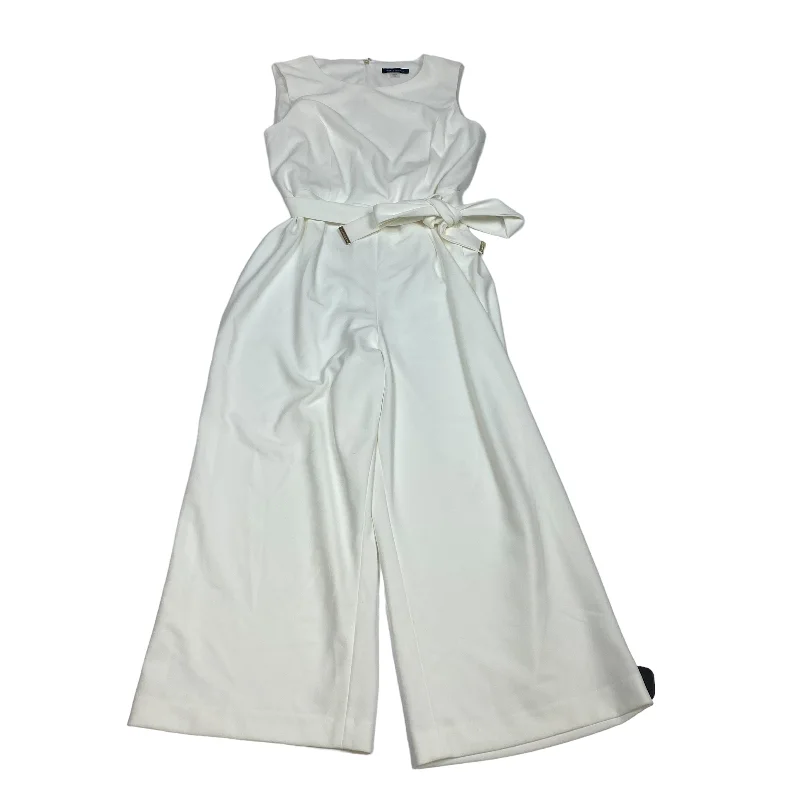 Cream Jumpsuit Tommy Hilfiger, Size M