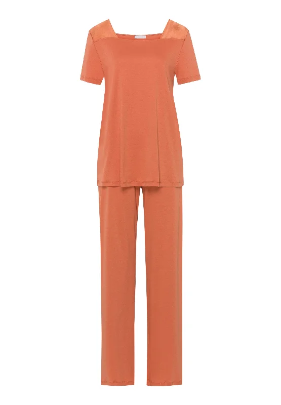 Emma Short Sleeve Pajama Set | Apricot Brandy 74923-2294