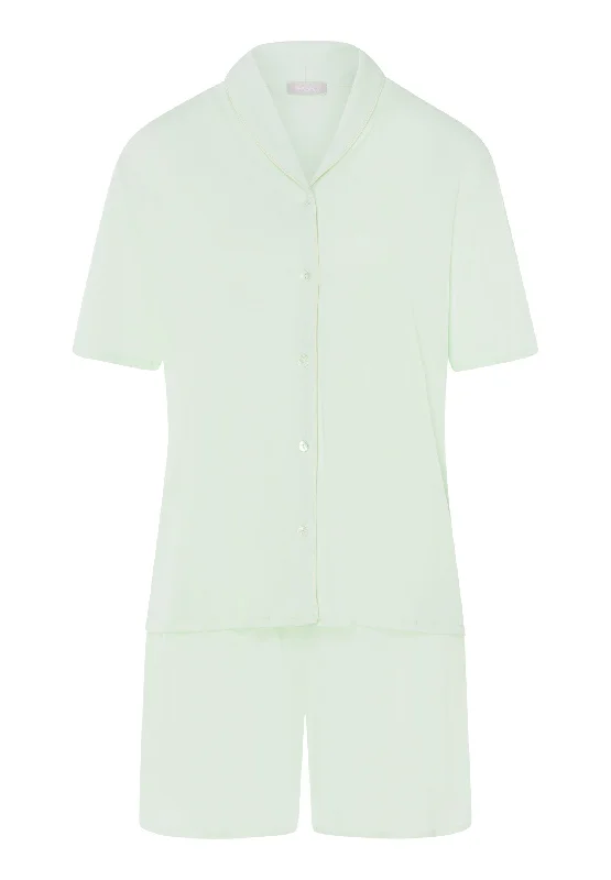 Natural Comfort Short Sleeve Short Pajama Set | Green Tea 77977-2706