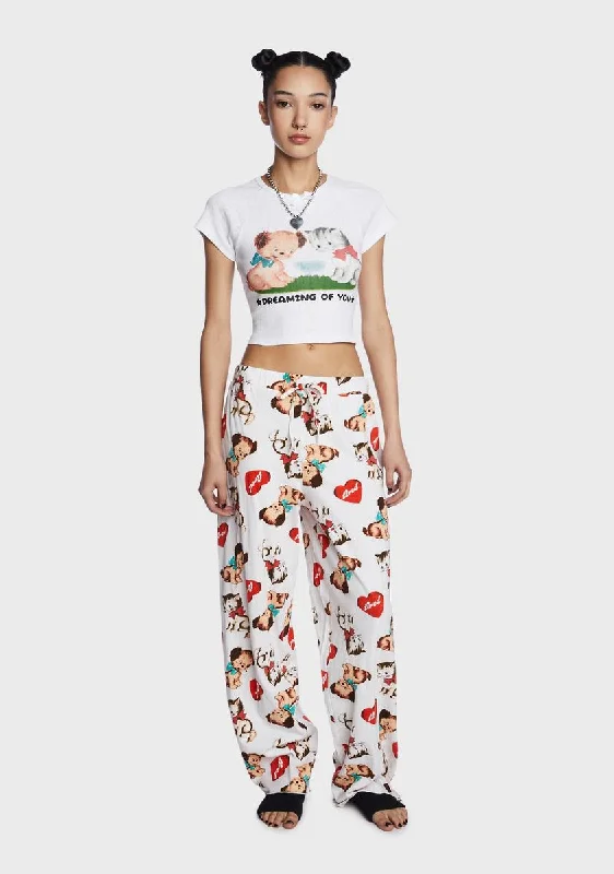 Dreaming Of You Tee And Trouser Set