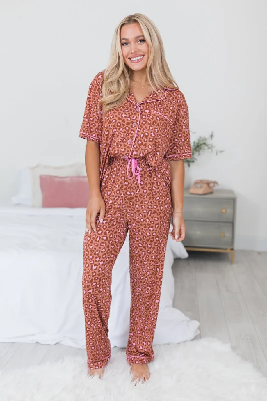 Under The Stars In Catwalk Couture Bamboo Short Sleeve Pajama Top