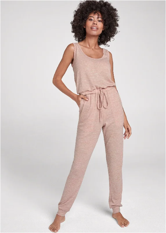 Cozy Hacci jumpsuit - Pink