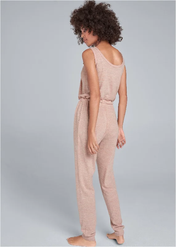 Cozy Hacci jumpsuit - Pink