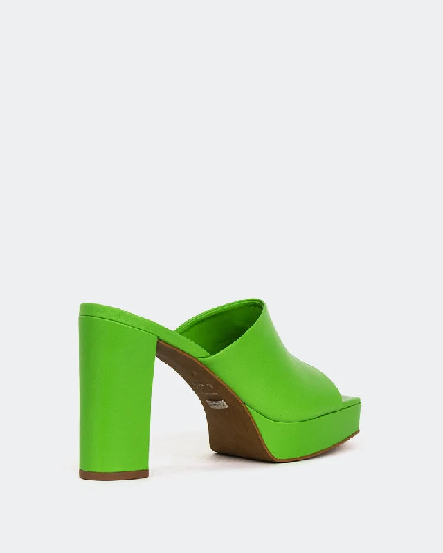 Republic, Green Leather/Cuir Vert