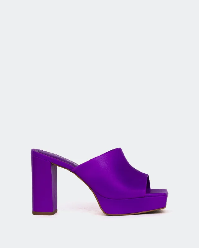 Republic, Purple Leather/Cuir Violet