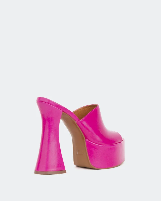 Shore Pink Leather/Cuir Rose